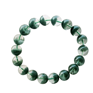 捡漏天然碧玺南红黑曜石粉水晶发晶紫晶草莓晶珍珠天河石手链项链