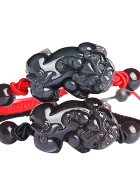 臻唯2021牛年新年新款红绳金发晶