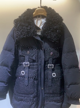 双12专柜发货LULUalways我爱露露23冬 黑色羽绒服LOD8012 4289