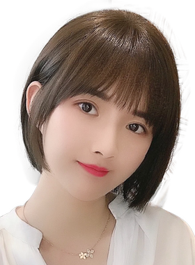 美禾真发自然空气刘海假发女短发
