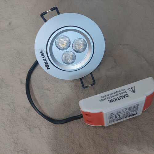 雷士车铝天花灯LED4W射灯天花灯筒灯NLED106D4W 5700K4000K