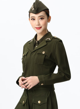 短外套长袖水兵舞服装吉特厚款