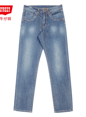 第五街5th street潮流休闲直筒裤男装中腰宽松牛仔裤315573-242