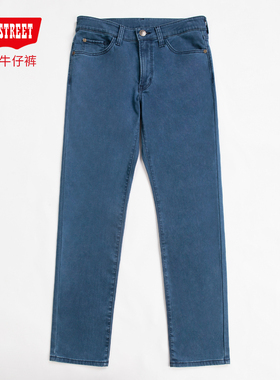 第五街5th street男装商务休闲中腰弹力小直筒牛仔裤215972-223