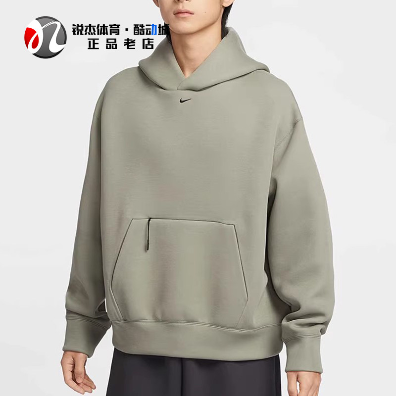 耐克Nike男子刺绣宽松连帽卫衣