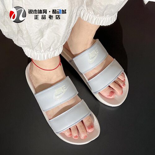 耐克nike女忍者双绑带一字凉拖鞋