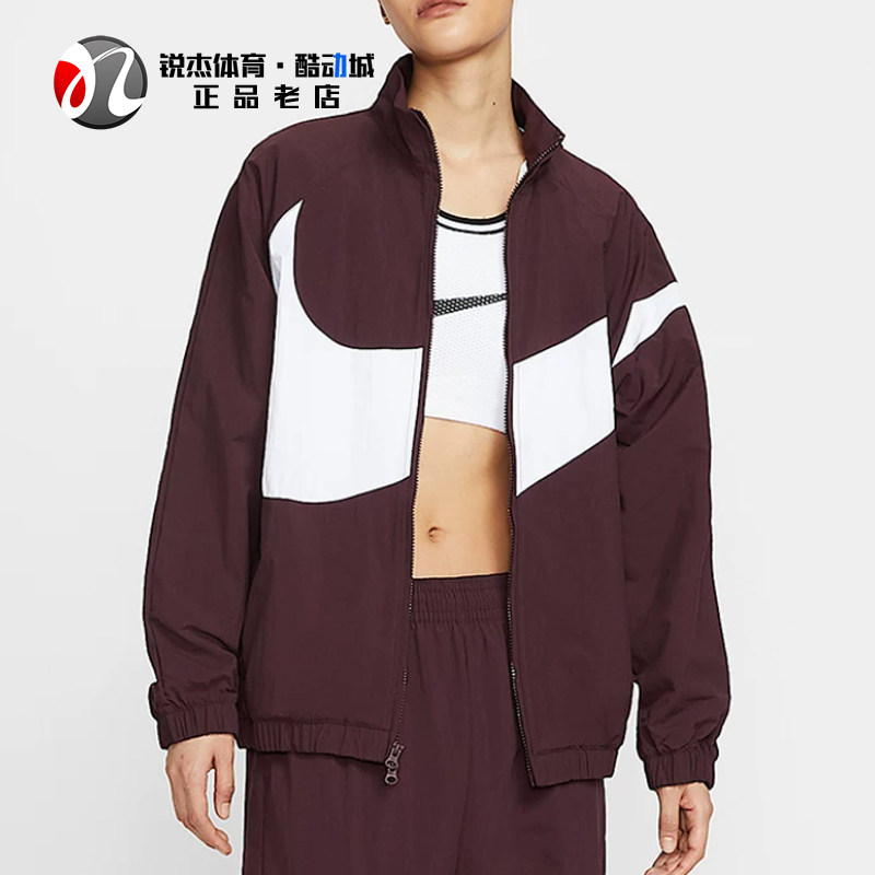 耐克Nike女子宽松立领夹克外套