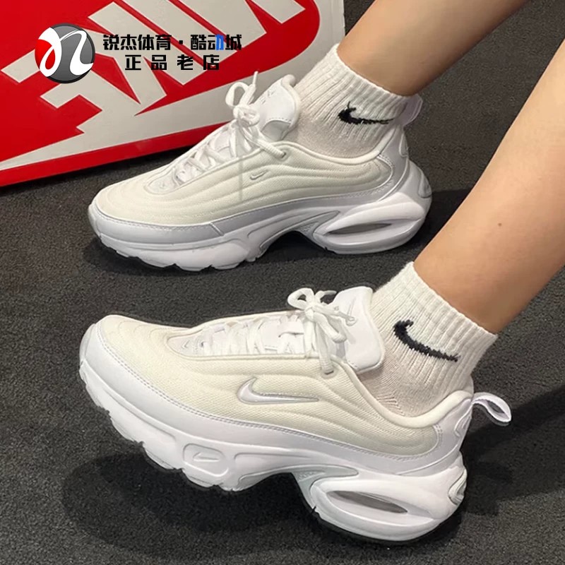 气垫缓震跑步鞋耐克Nike厚底女士