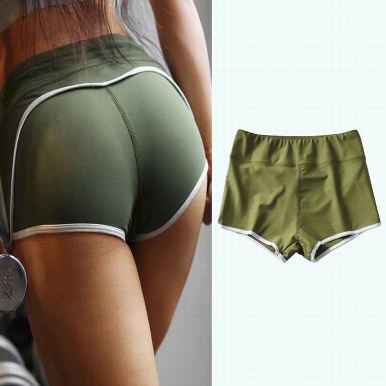 European style Tight fitting Package hip motion leisure time shorts summer Hit color Hemming yoga Fitness pants honey peach Hot pantsin the Women's clothing/Boutique , Pants , Casual pants  category - from Buy2taobao.com to provide professional Taobao agent buy service