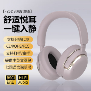 购跨境新品M15主动降噪ANC头戴式蓝牙耳机立体包耳长续航私模现货