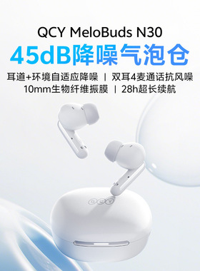 选购QCY MeloBuds N30降噪气泡仓 蓝牙耳机
