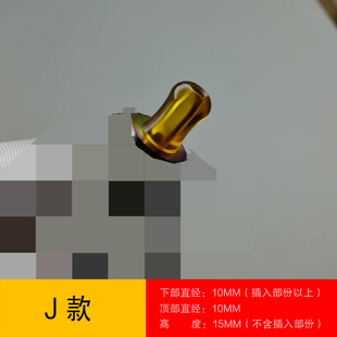 亮透抛光 含感舒适 510规格吸嘴 J长款 手套哥吸嘴滴嘴