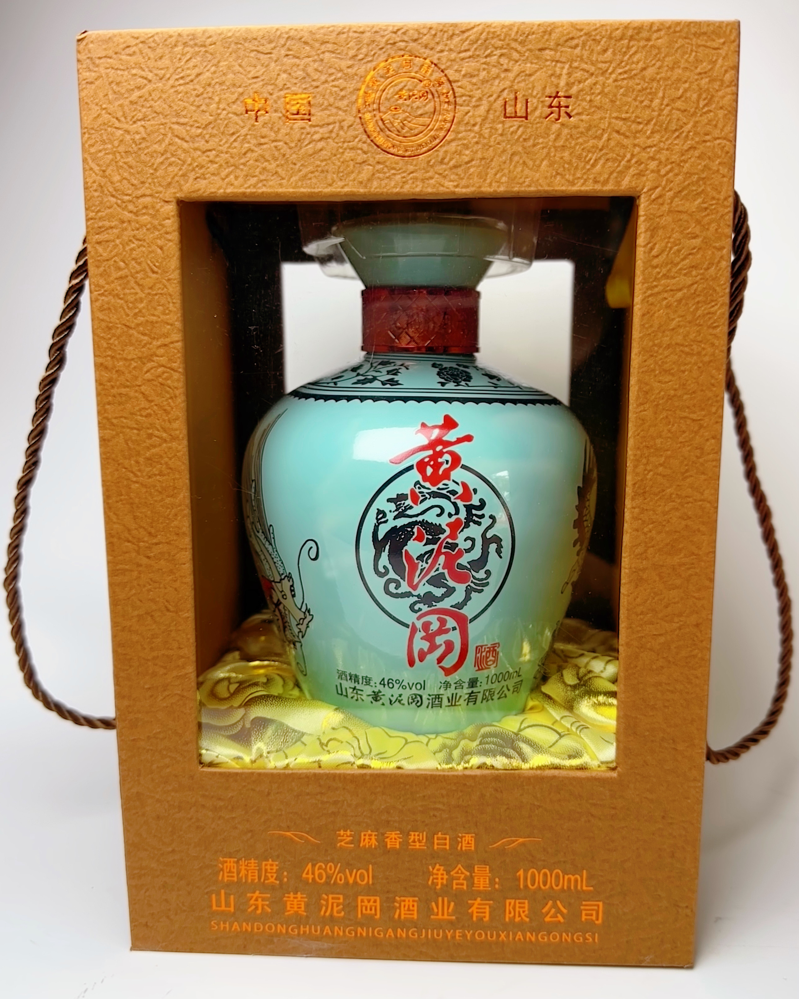 黄泥岡酒 46°芝麻香 1L礼盒 整箱/1L*4坛