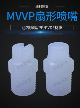 池内一体型标准喷嘴CERJET1/4MVVP9010PVDF扇形喷头2分外丝PP喷咀