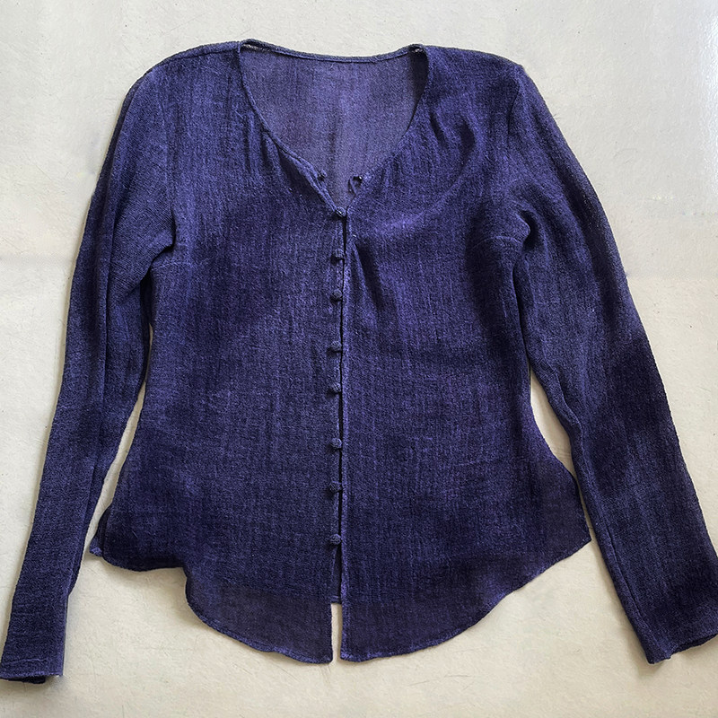 cicidream纯棉长袖上衣衬衫