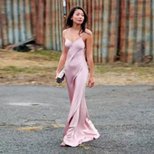 cicidream 连衣裙 灰粉调 pink 软软