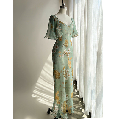 cicidream可拆卸袖子连衣裙