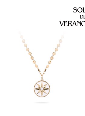 SOL DE VERANO蕃秀｜芒星金彩项链高级独特小众送女友轻奢铜镀金