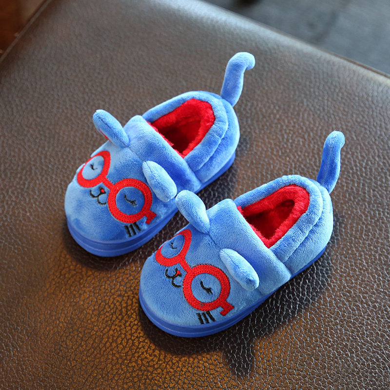 Pantoufles enfants en autre pour hiver - semelle caoutchouc - Ref 1004050 Image 3