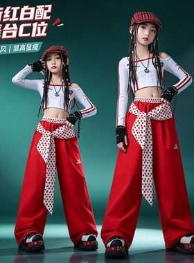 女童爵士舞服装秋潮酷jazz套装
