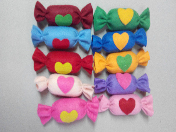 diy不织布糖果成品幼儿园手工制作diy过家家零食各种口味食品