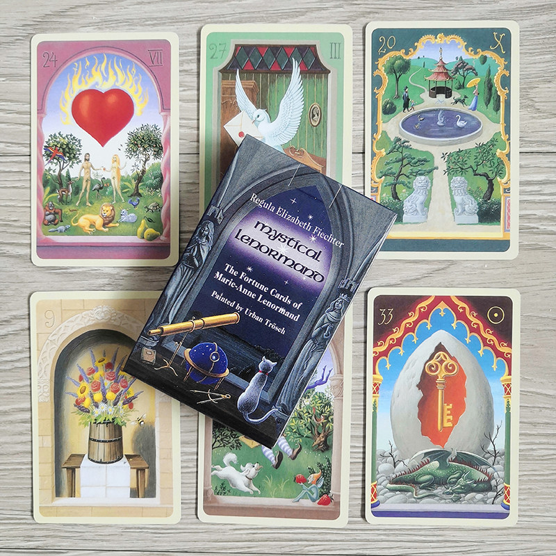 秘境雷诺曼the mystical lenormand36张带说明书非常漂亮利诺曼