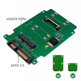 固态硬盘MSATA转SATA3.0转接卡 SSD固态硬盘MSATA接口转换卡