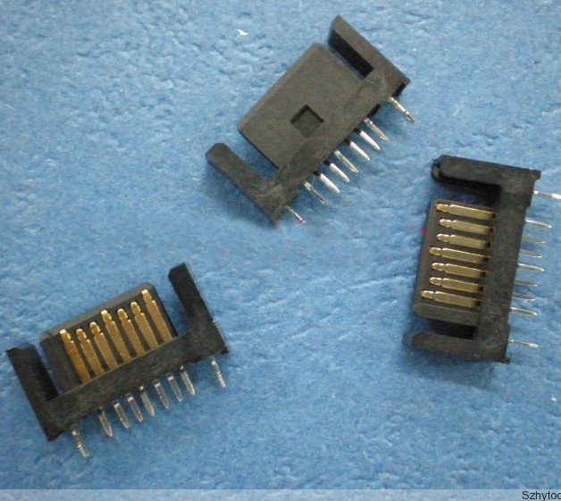 主板7芯SATA硬盘接口接头 SATA硬盘插座 7PIN公头 A型,电子元器件市场,外设配件,淘宝优惠券,粉丝福利购,淘宝优惠卷