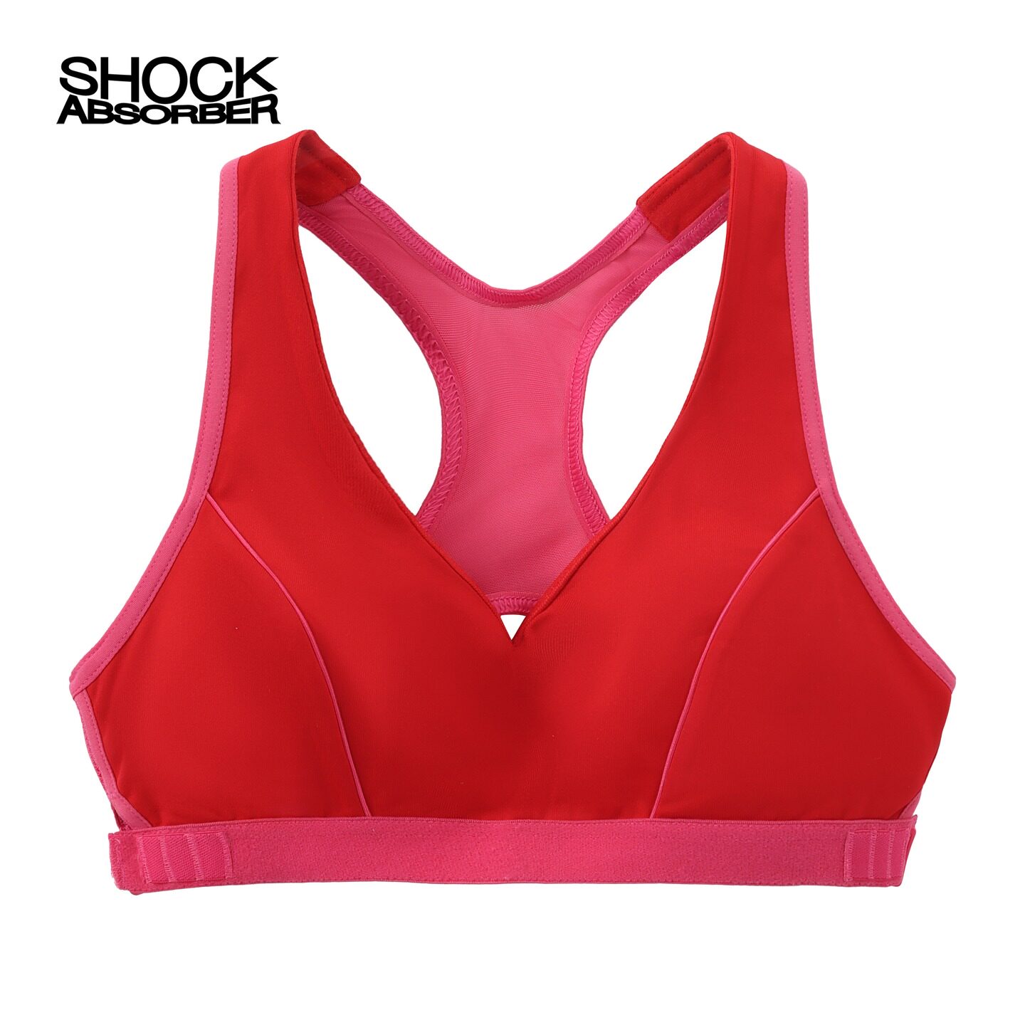 英国SHOCK ABSORBER专业防震运动文胸女背心式无钢圈速干健身内衣