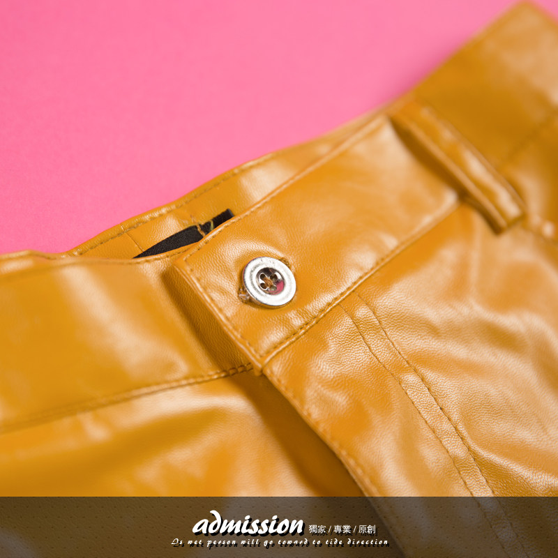 Pantalon cuir homme serré pour jeunesse - Ref 1483903 Image 4