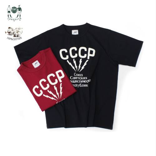 LereditaCCCP印花纯棉T恤