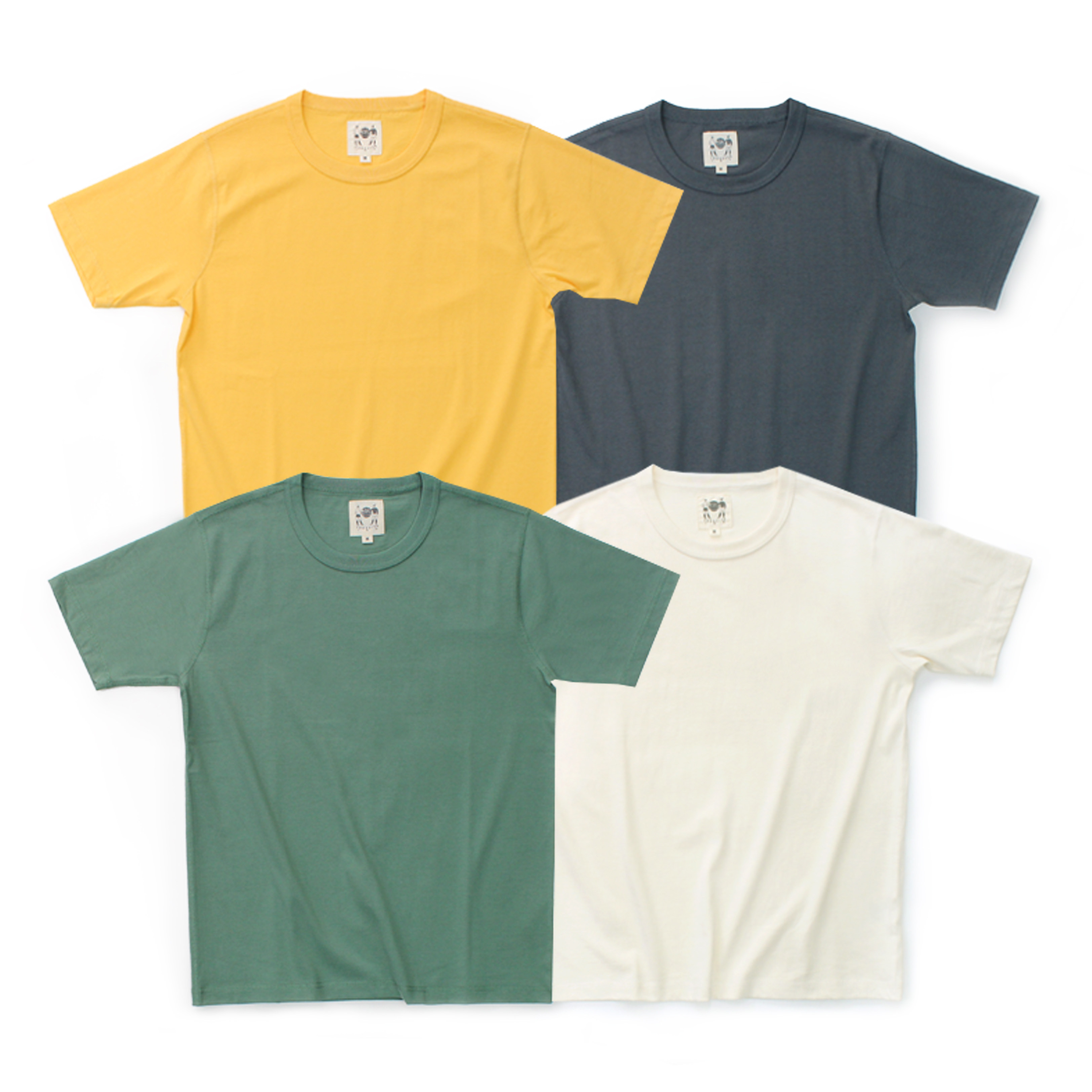 十贰码Leredita新疆长绒棉1940S复古简约32支双纱全棉针织短袖T恤,男装,T恤,淘宝优惠券,粉丝福利购,淘宝优惠卷