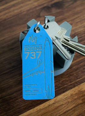 德国AviationTag英国途易航空TUI钥匙扣行李牌波音737飞机文创