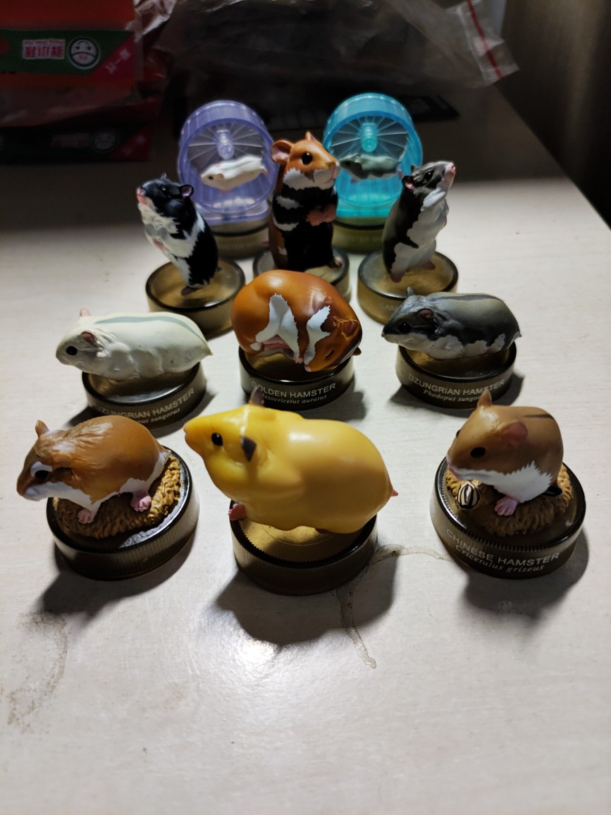 海洋堂正版动物老货仓鼠系列扭蛋
