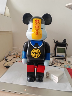 满百包邮库存老货无包装散货bearbrick400%暴力熊僵尸潮流公仔