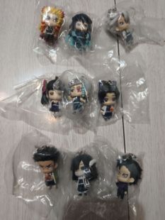 正版扭蛋老货 Movic鬼灭之刃挂饰 1弹义勇无惨 2弹柱炼狱玄弥蝴蝶