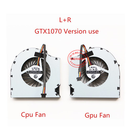 适用 EVGA SC17笔记本散热风扇GTX1070版本