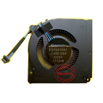 适用机械师 SUNON EG75070S1-C450-S9A DC5V 散热风扇