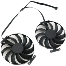 适用ASUS/华硕RTX3060 3060ti 3070 DUAL巨齿鲨V2 OC显卡散热风扇