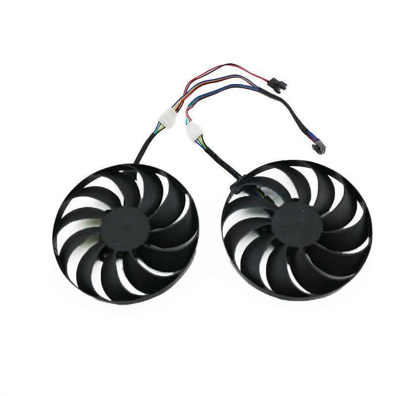 适用华硕STRIX RX5500XT DUAL RX5600XT/5700风扇PLD10010S12HH
