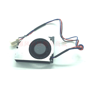 适用台式主板北南桥内存M.2硬盘固态显卡5CM 散热LED灯鼓风机风扇