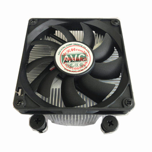适用 锐龙AM4 R3 1200 G2200 R5  平台 超薄机箱一体机散热器风扇