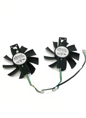 适用迪兰恒进RX580 RX570 RX560XT 4G X-Serial 战将 GA92B2U风扇