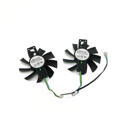 适用迪兰恒进RX580 RX570 RX560XT 4G X-Serial 战将 GA92B2U风扇
