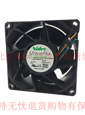 适用Nidec V80E12BHA5-57 12V 0.6A 8038 8cm 服务器暴力散热风扇
