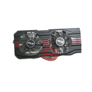 DC2 适用华硕ENGTX560Ti HD7850 GTX560 3热管散热器风扇 GTX680