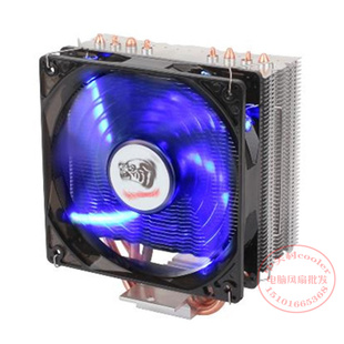 酷睿四核3.2G 适用 6500 全新CPU散热器纯铜4热管风扇 英特尔