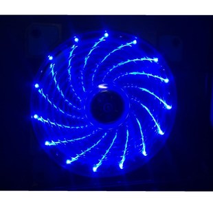 适用酷冷T2 标准版9025 LED蓝红海塔式12CM侧吹散热器风扇玄冰400