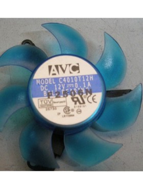 适用散热孔距3.9cm AVC蓝宝石X1300 HD4650 HD3650显卡风扇