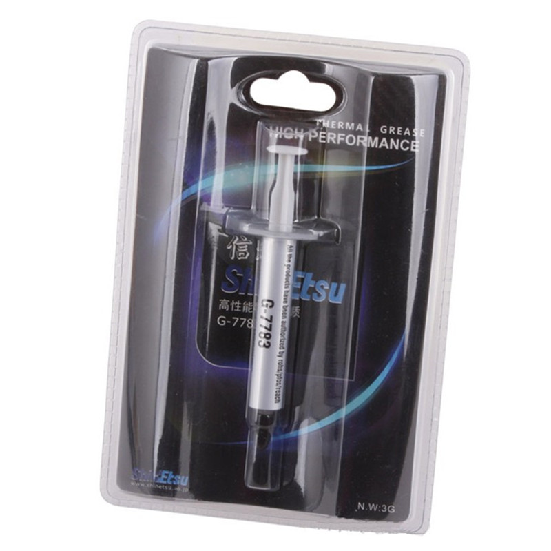 适用纳米含银硅脂 CPU导热硅胶 导热膏日本信越7783 散热硅脂风扇